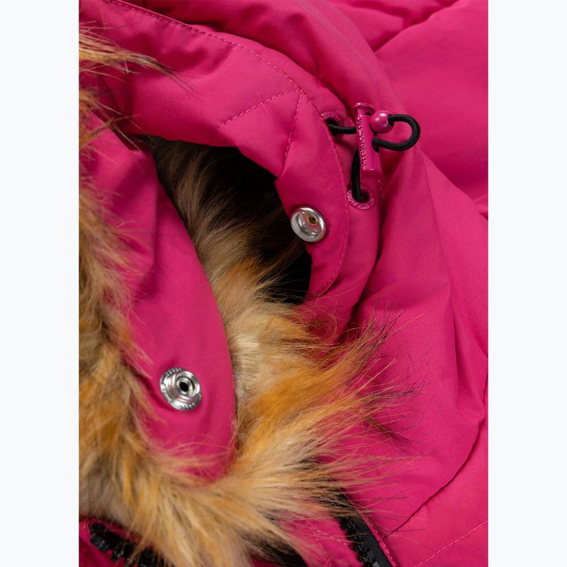 Női télikabát Pitbull Azalea Quilted Hooded raspberry red 10