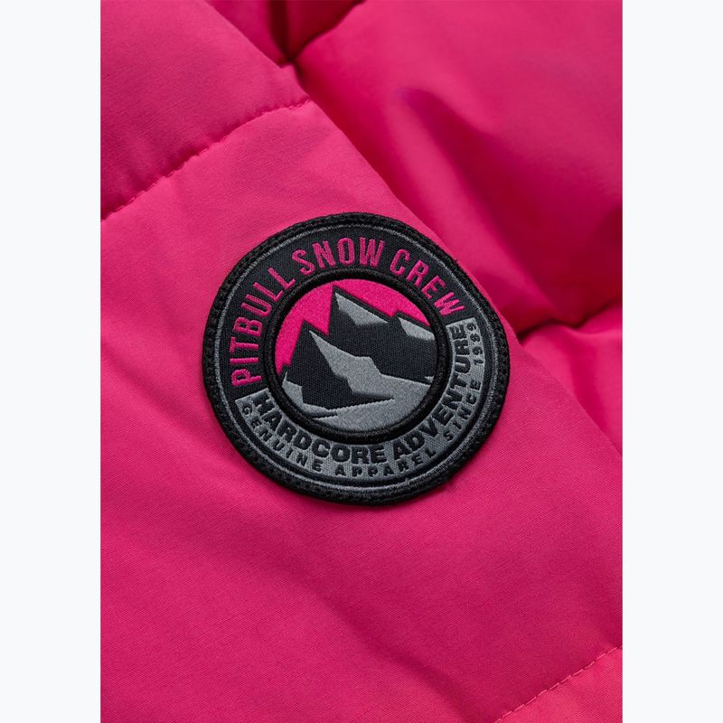 Női télikabát Pitbull Azalea Quilted Hooded raspberry red 13