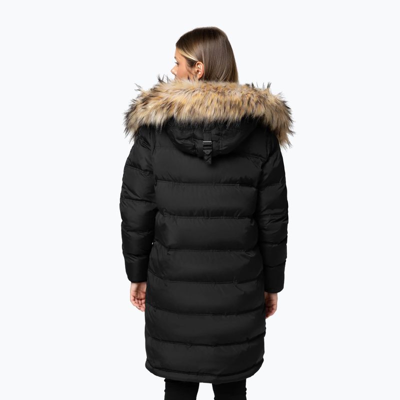 Női téli dzseki Pitbull Queenston Padded Hooded black 3