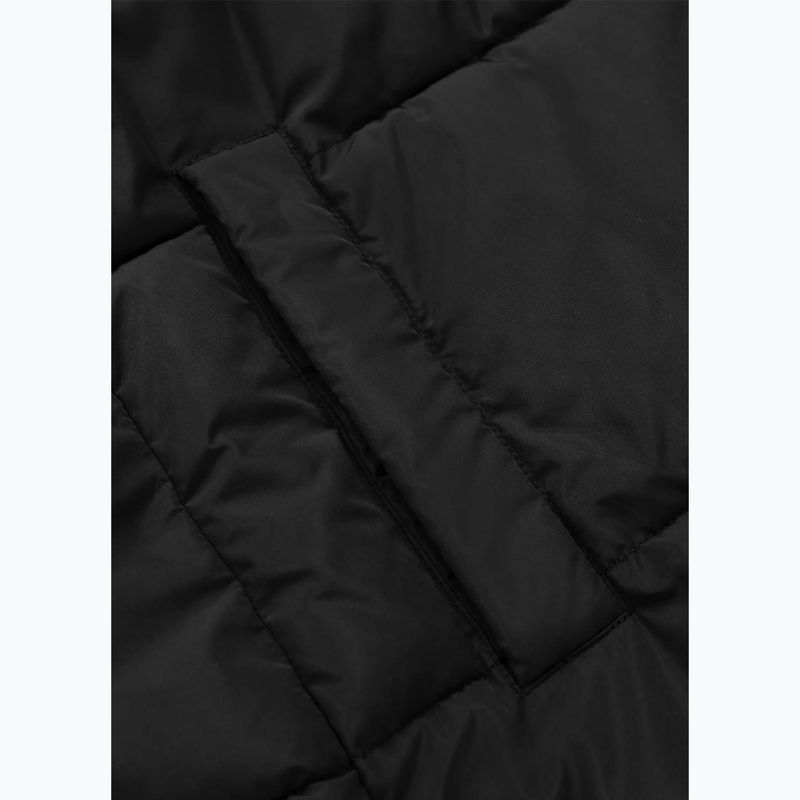 Női bélelt kapucnis hosszú mellény Pitbull Ashley black 10