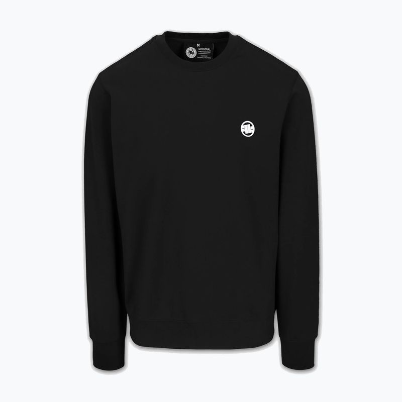 Férfi pulóver Pitbull Nugget Small Logo Crewneck black 4