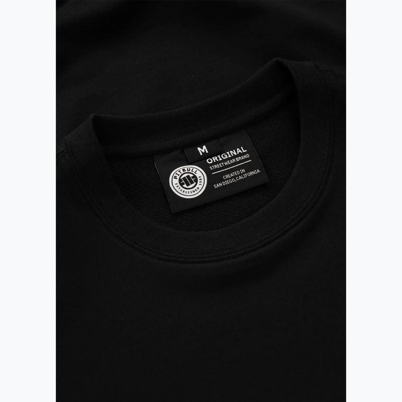 Férfi pulóver Pitbull Nugget Small Logo Crewneck black 6