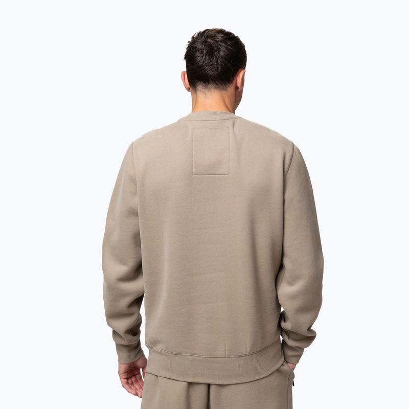 Férfi pulóver Pitbull Small Logo Crewneck pale sand 3