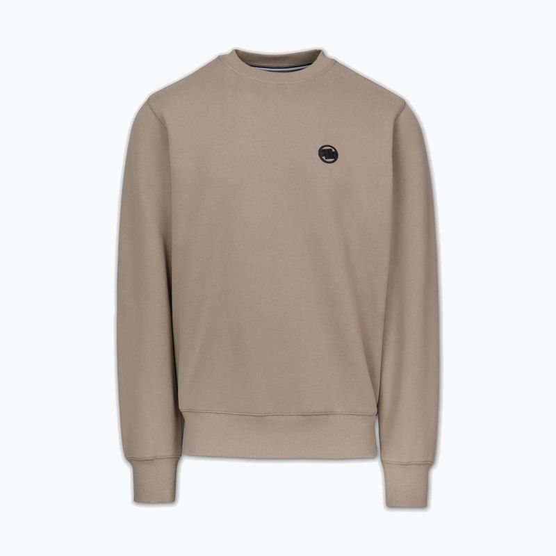 Férfi pulóver Pitbull Small Logo Crewneck pale sand 6