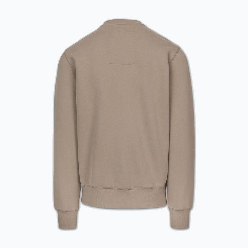 Férfi pulóver Pitbull Small Logo Crewneck pale sand 7