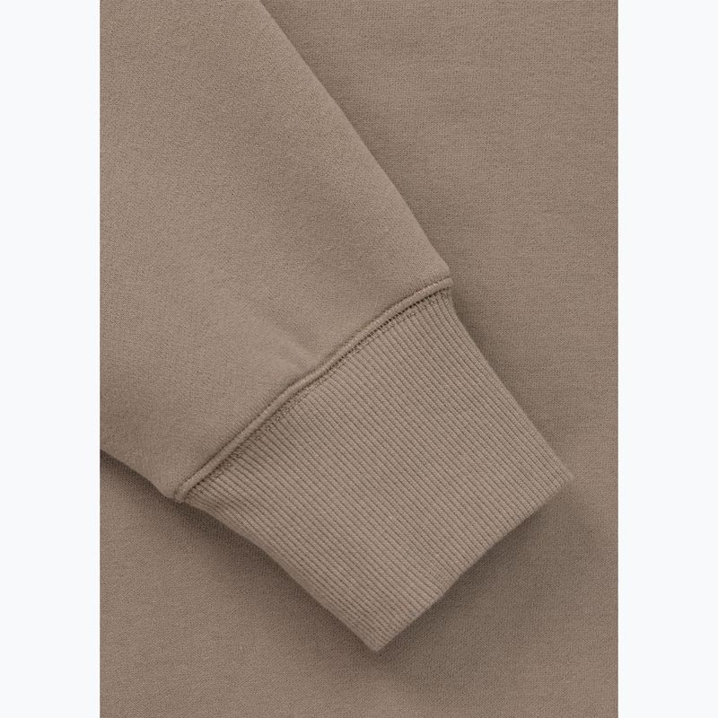 Férfi pulóver Pitbull Small Logo Crewneck pale sand 10