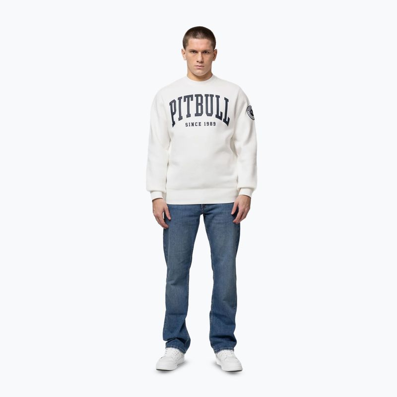 Férfi pulóver Pitbull Norton Crewneck Off White 2