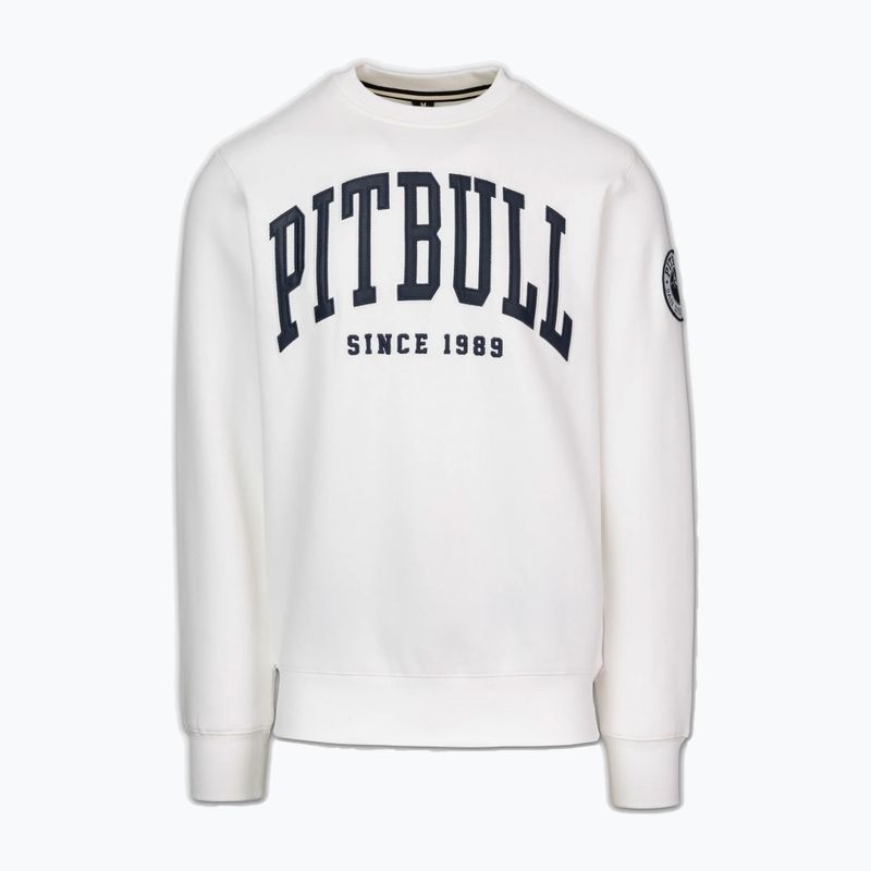 Férfi pulóver Pitbull Norton Crewneck Off White 4