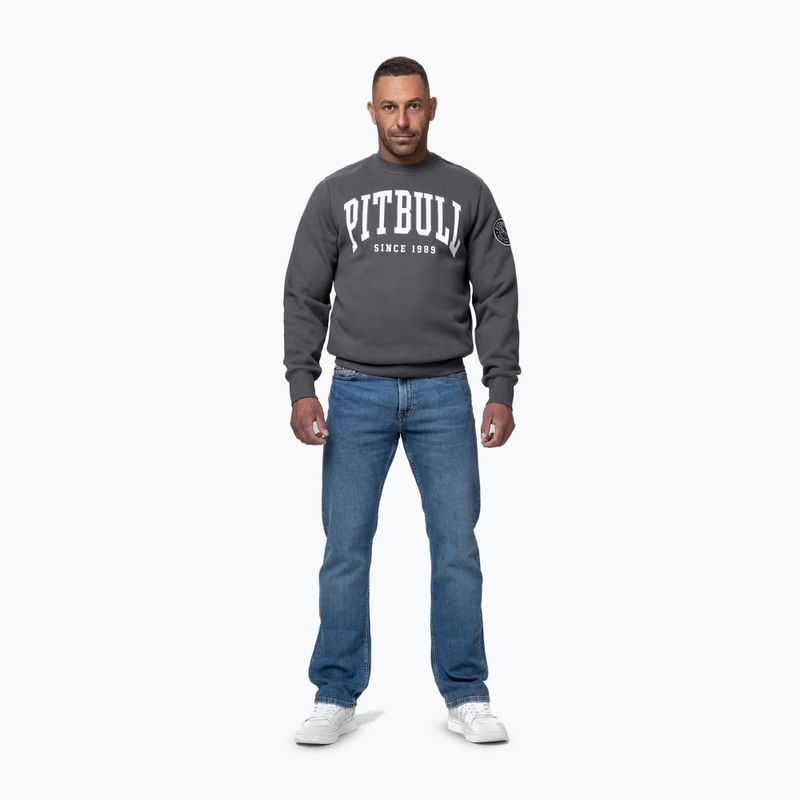 Férfi pulóver Pitbull Norton Crewneck graphite 2