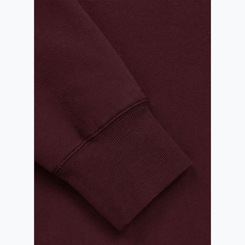 Férfi pulóver Pitbull Norton Crewneck dark burgundy 8