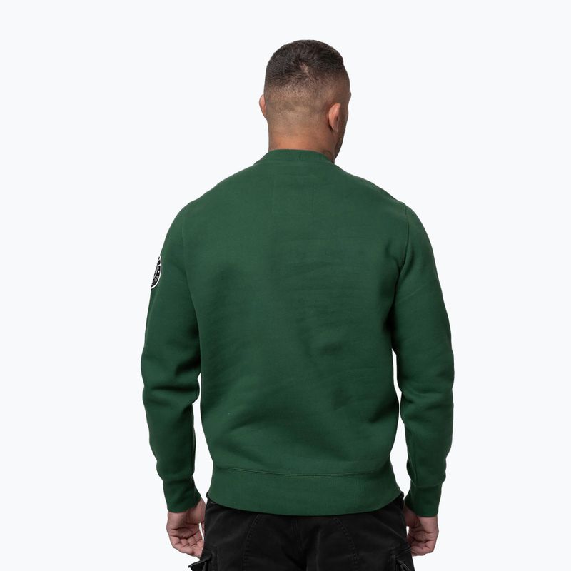 Férfi pulóver Pitbull Norton Crewneck green 3