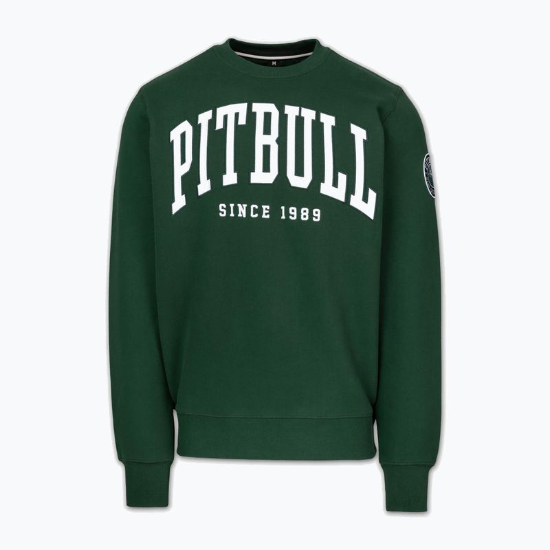 Férfi pulóver Pitbull Norton Crewneck green 4