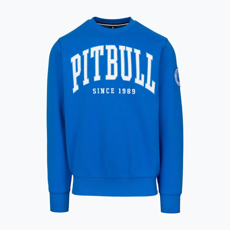 Férfi pulóver Pitbull Norton Crewneck azure blue 4