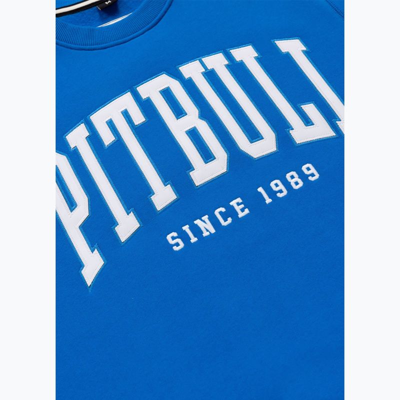 Férfi pulóver Pitbull Norton Crewneck azure blue 7