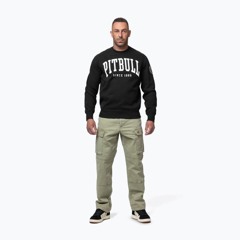 Férfi pulóver Pitbull Norton Crewneck black 2