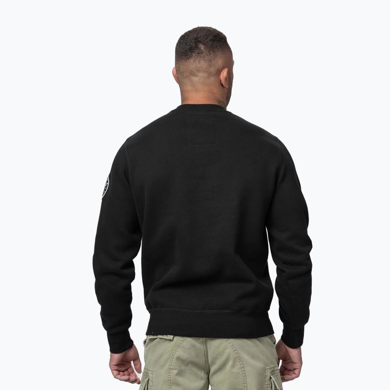 Férfi pulóver Pitbull Norton Crewneck black 3