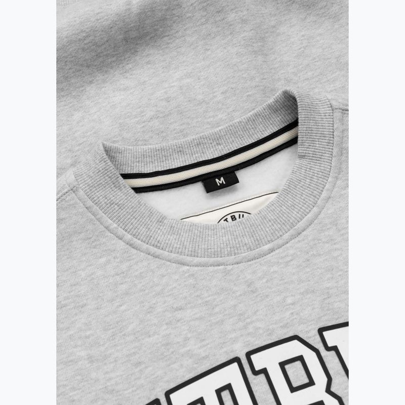 Férfi pulóver Pitbull So Cal Crewneck grey/melange 6
