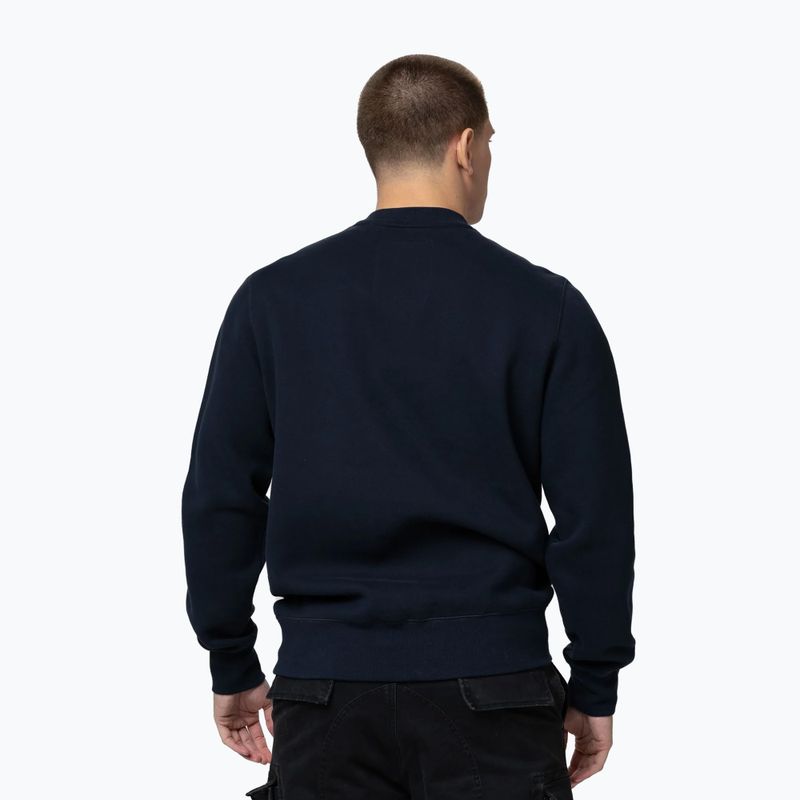 Férfi pulóver Pitbull So Cal Crewneck dark navy 3