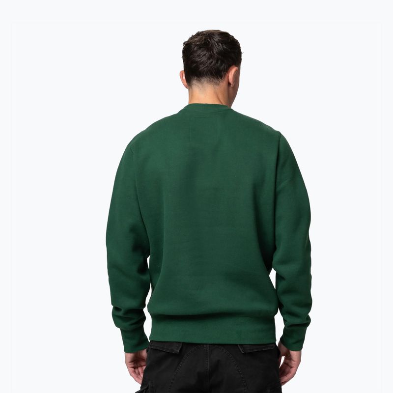 Férfi pulóver Pitbull So Cal Crewneck hunter green 3