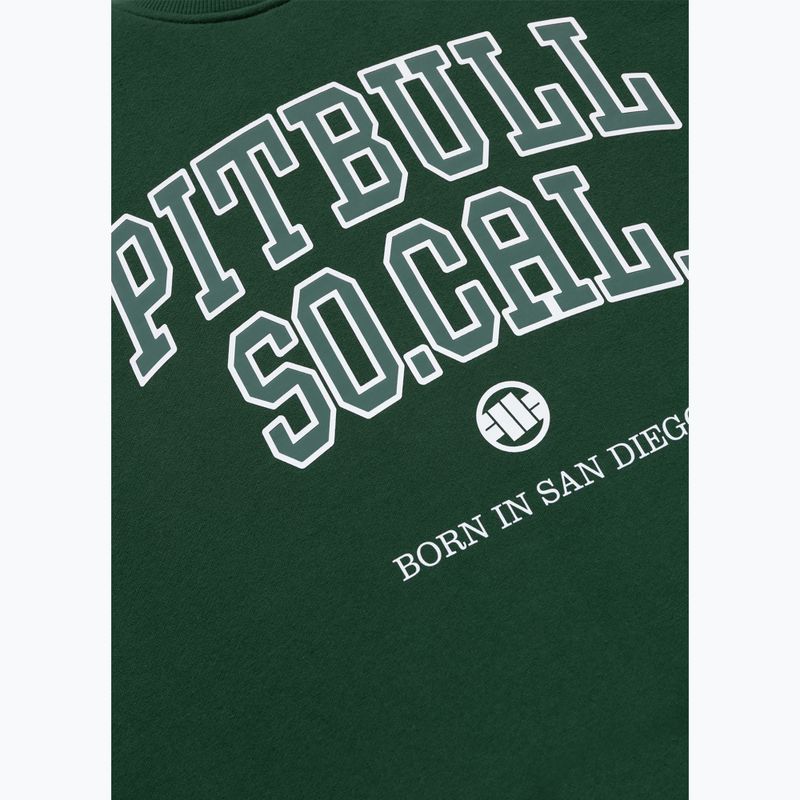 Férfi pulóver Pitbull So Cal Crewneck hunter green 7