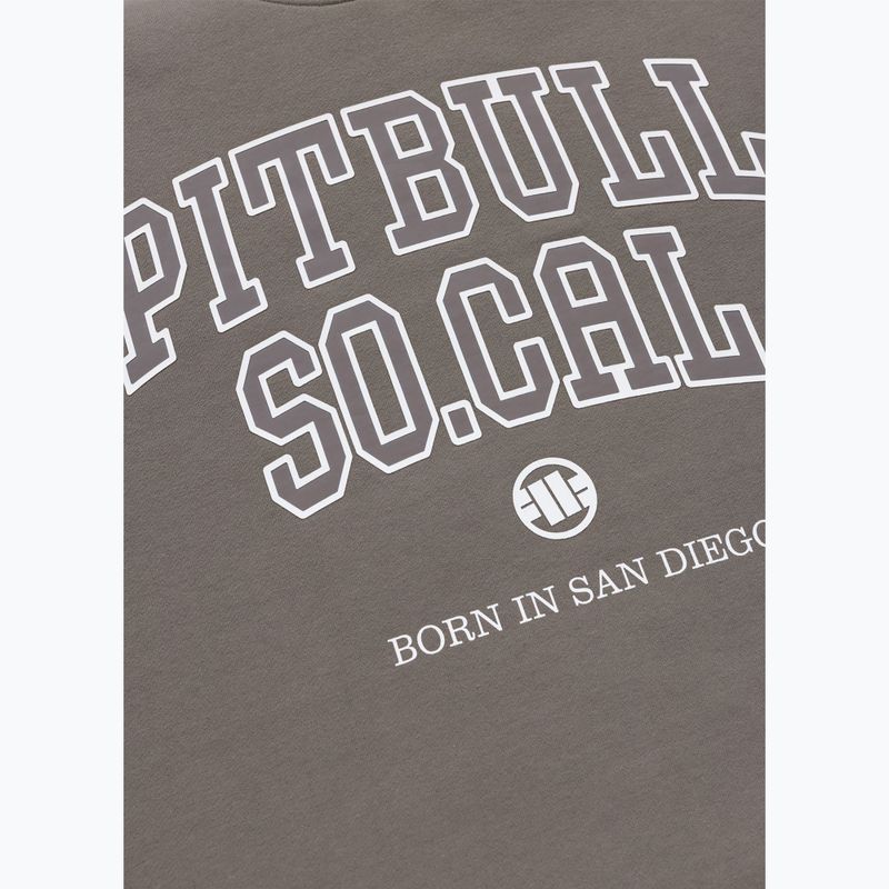 Férfi pulóver Pitbull So Cal Crewneck taupe 8