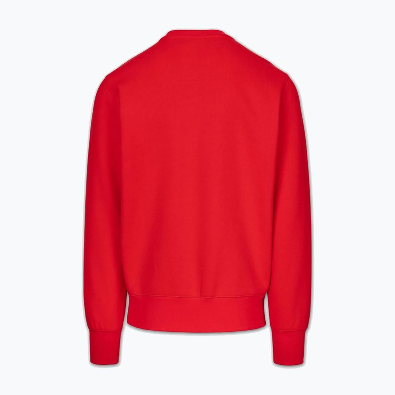 Férfi pulóver Pitbull So Cal Crewneck fluorescent red 5