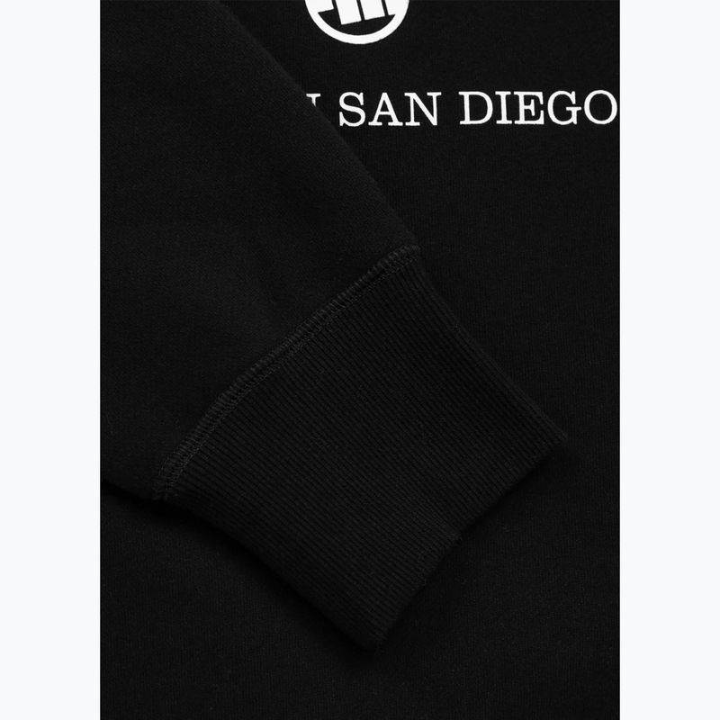 Férfi pulóver Pitbull So Cal Crewneck black 6