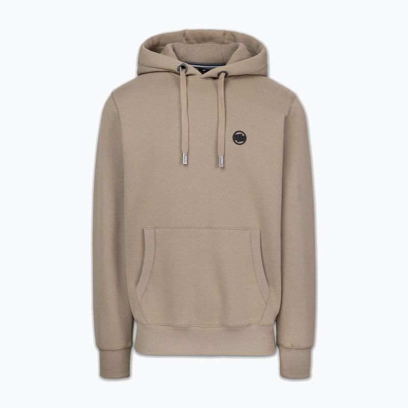 Férfi kapucnis pulóver Pitbull Small Logo Hooded pale sand 4