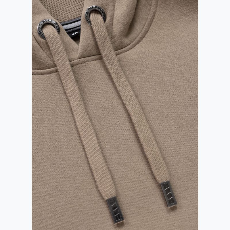 Férfi kapucnis pulóver Pitbull Small Logo Hooded pale sand 6