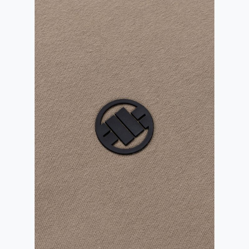 Férfi kapucnis pulóver Pitbull Small Logo Hooded pale sand 7
