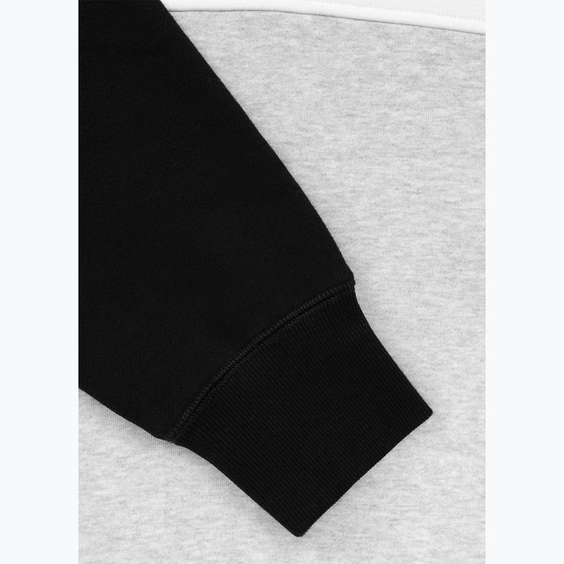 Férfi pulóver Pitbull Gibson Hooded black/grey melange 6