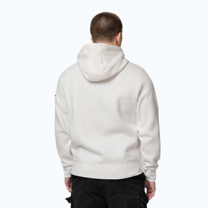 Férfi pulóver Pitbull Norton Hooded off white 3