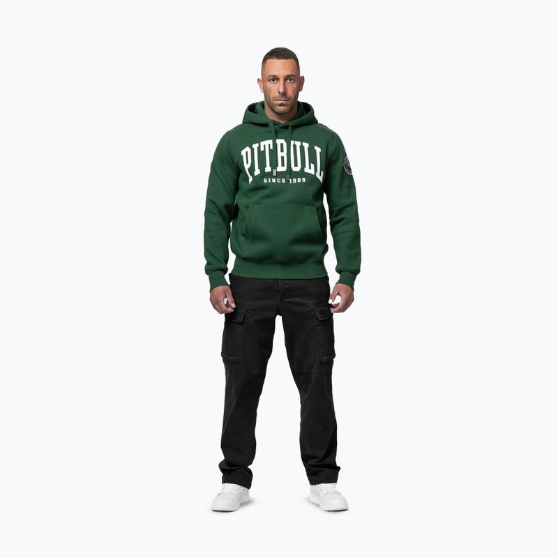 Férfi pulóver Pitbull Norton Hooded hunter green 2