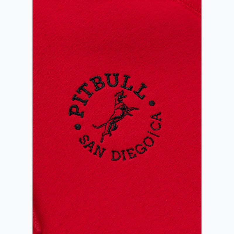 Férfi pulóver Pitbull San Diego Ca Hooded red 7