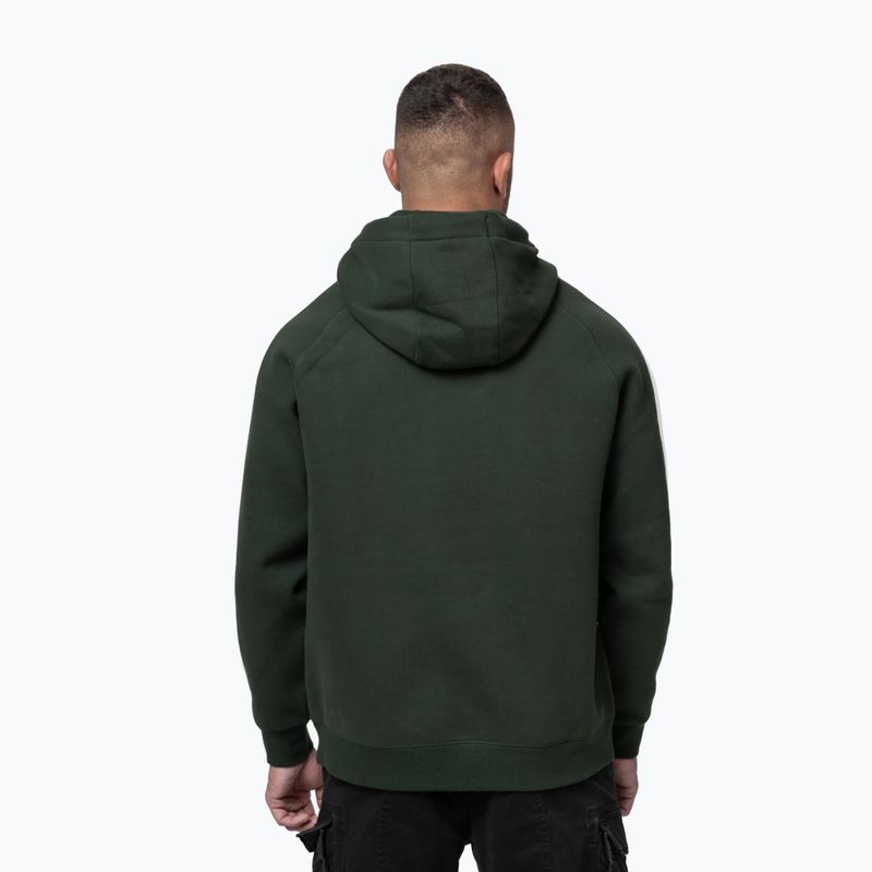 Férfi kapucnis pulóver Pitbull San Diego Ca Hooded dark green 3