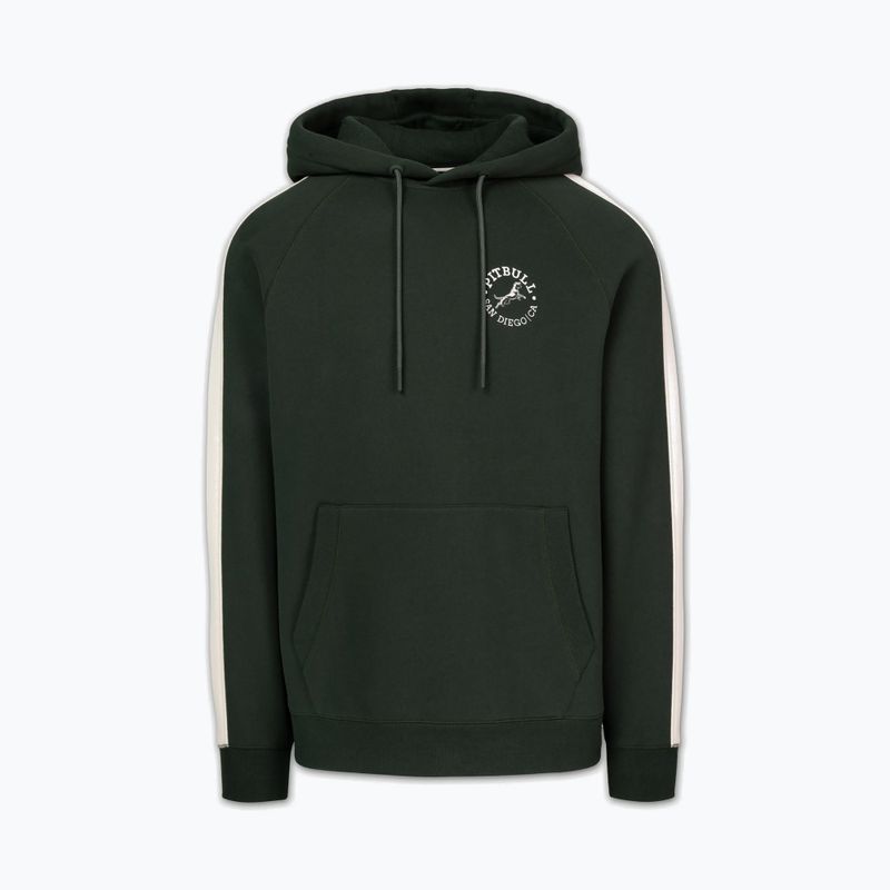Férfi kapucnis pulóver Pitbull San Diego Ca Hooded dark green 4