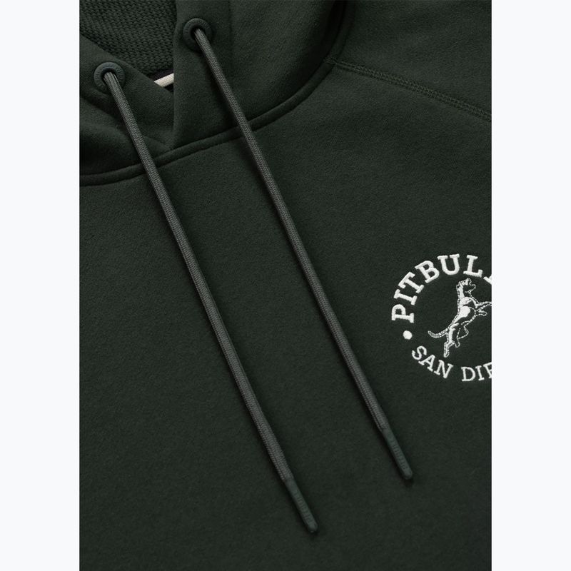 Férfi kapucnis pulóver Pitbull San Diego Ca Hooded dark green 6