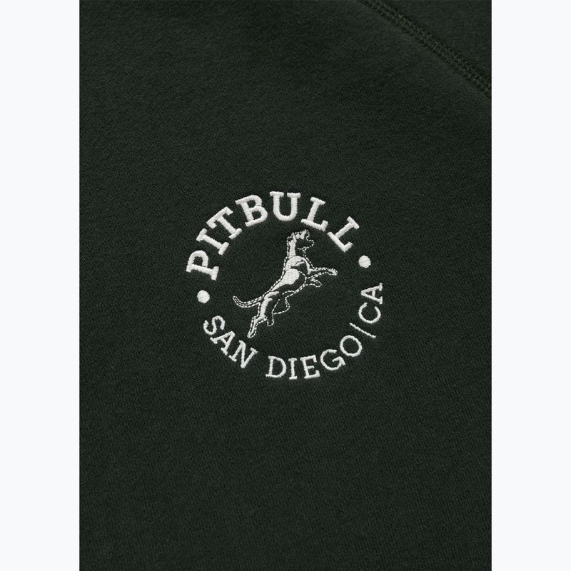 Férfi kapucnis pulóver Pitbull San Diego Ca Hooded dark green 7
