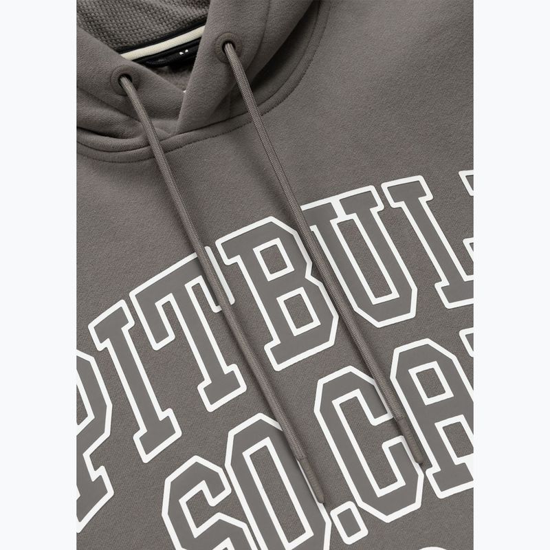 Férfi pulóver Pitbull So Cal Hooded taupe 6