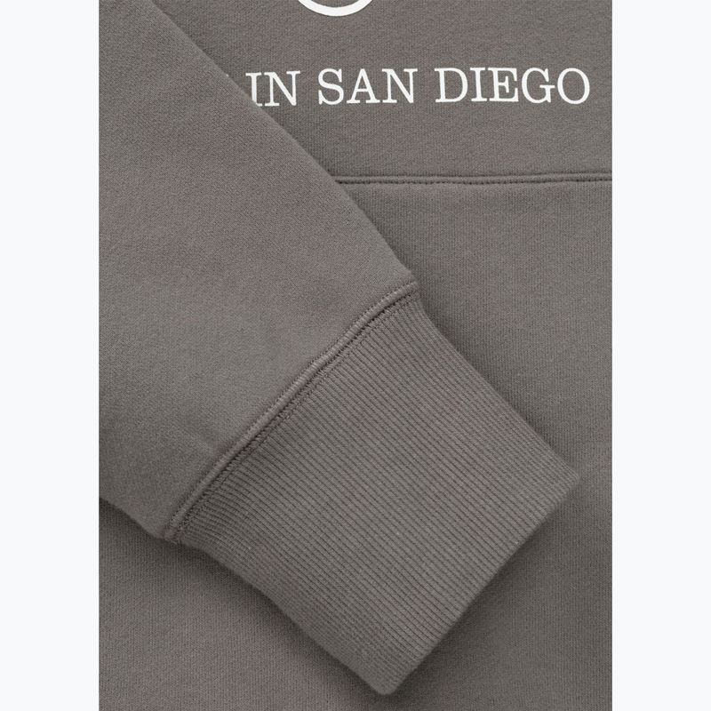 Férfi pulóver Pitbull So Cal Hooded taupe 9