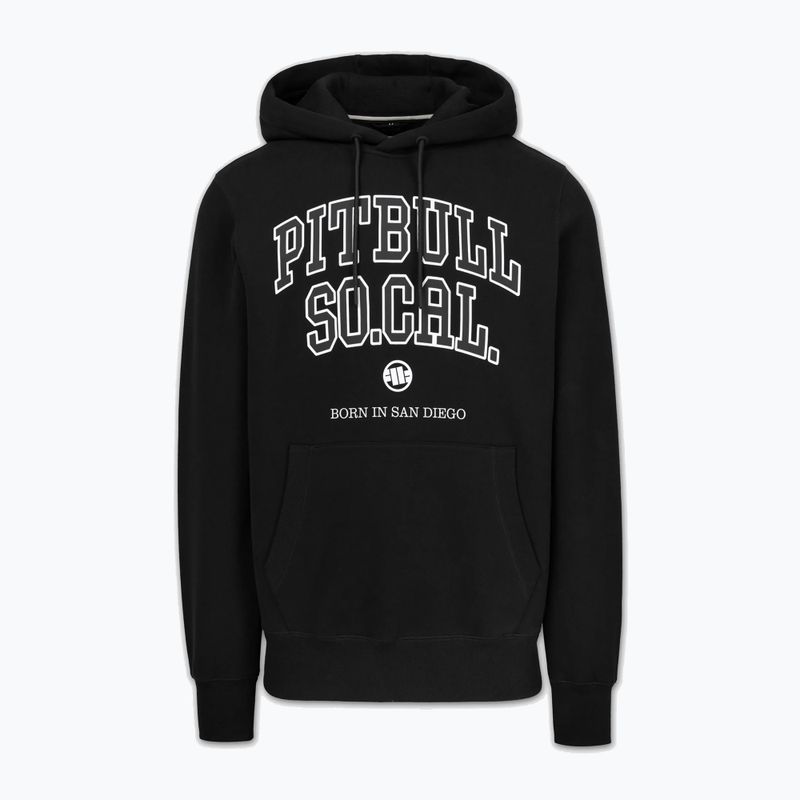Férfi kapucnis pulóver Pitbull So Cal Hooded black 3