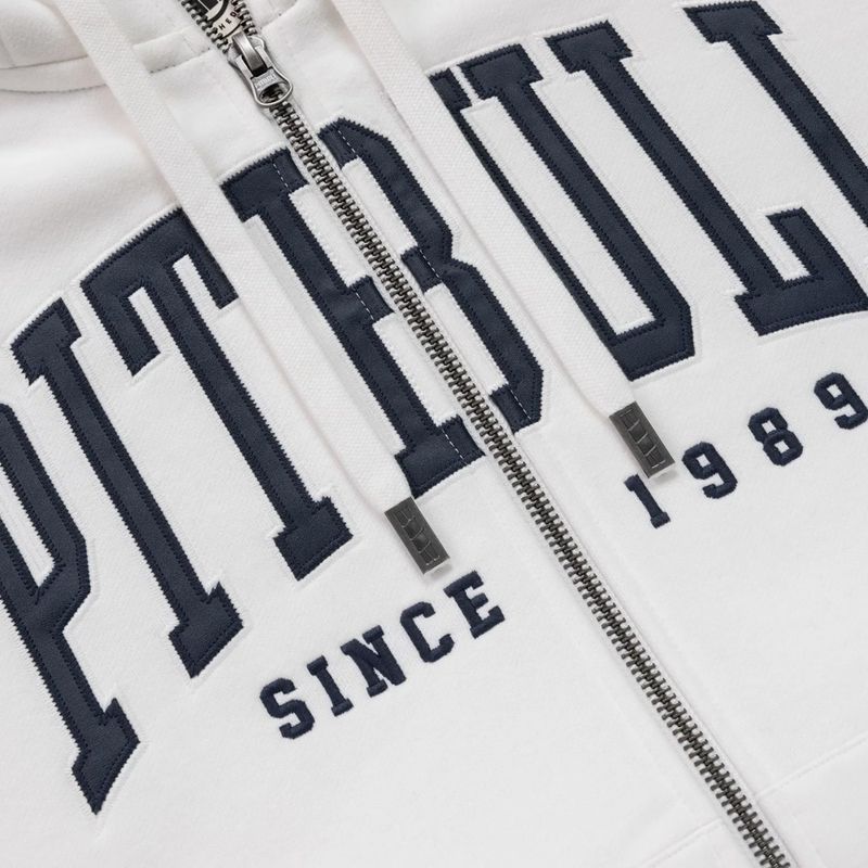 Férfi kapucnis pulóver Pitbull Norton Hooded Zip off white 9