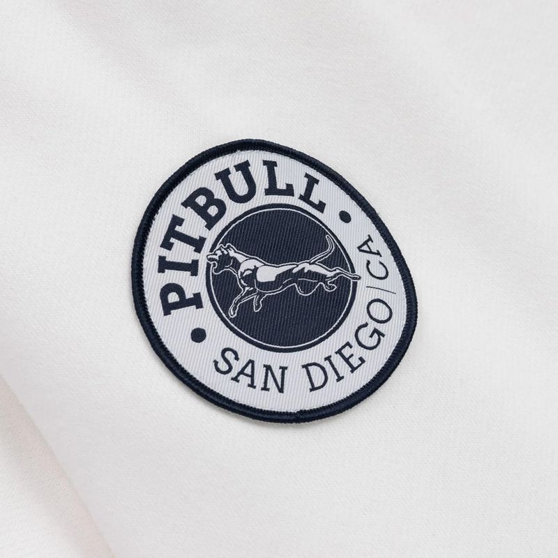 Férfi kapucnis pulóver Pitbull Norton Hooded Zip off white 12