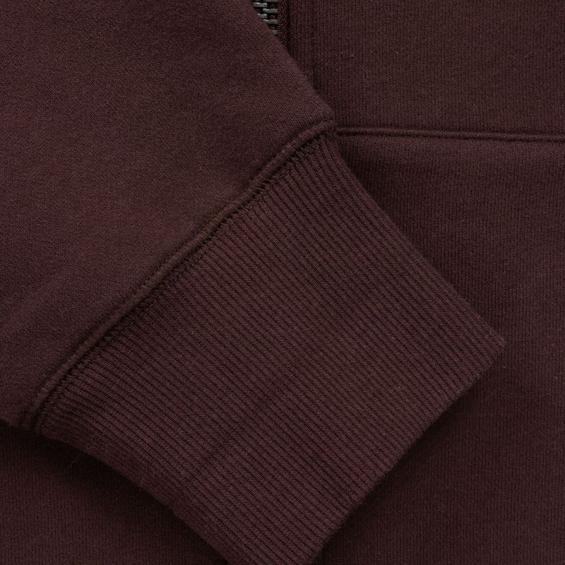 Férfi kapucnis cipzáras pulóver Pitbull Norton Hooded Zip dark burgundy 10