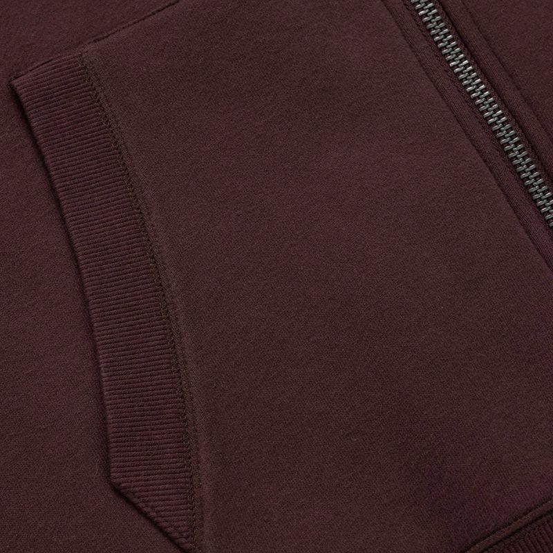 Férfi kapucnis cipzáras pulóver Pitbull Norton Hooded Zip dark burgundy 11