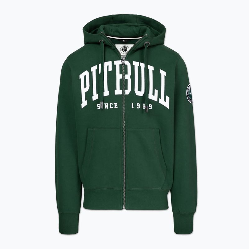 Férfi kapucnis pulóver Pitbull Norton Hooded Zip hunter green 6