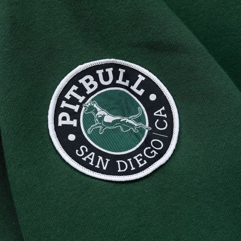 Férfi kapucnis pulóver Pitbull Norton Hooded Zip hunter green 13