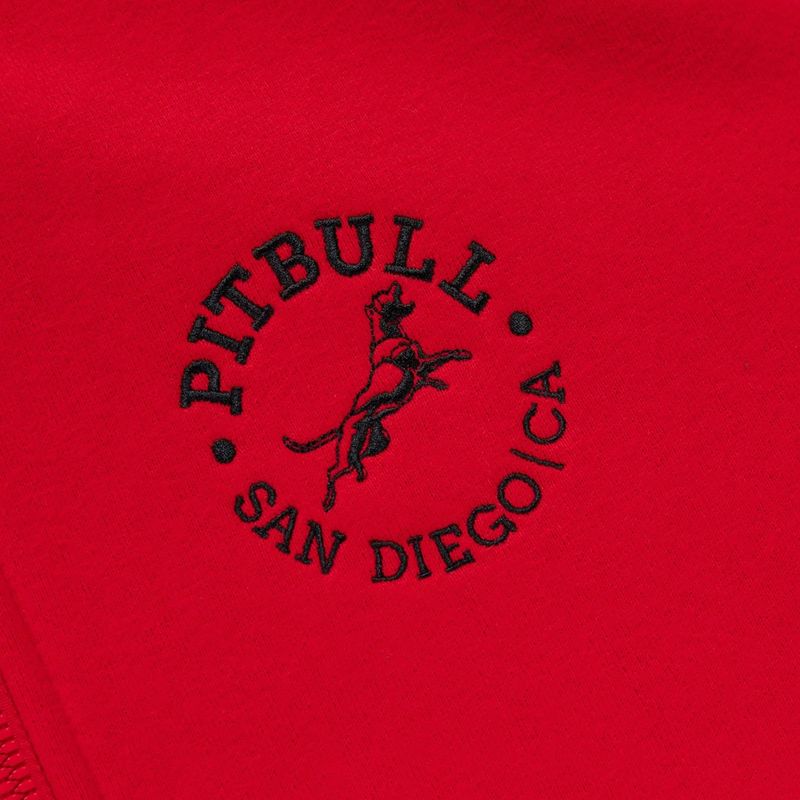 Férfi pulóver Pitbull San Diego Ca kapucnis cipzáras red 11