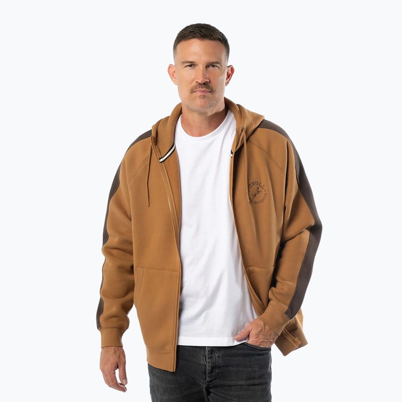 Férfi kapucnis pulóver Pitbull San Diego Ca Hooded Zip honey yellow 3