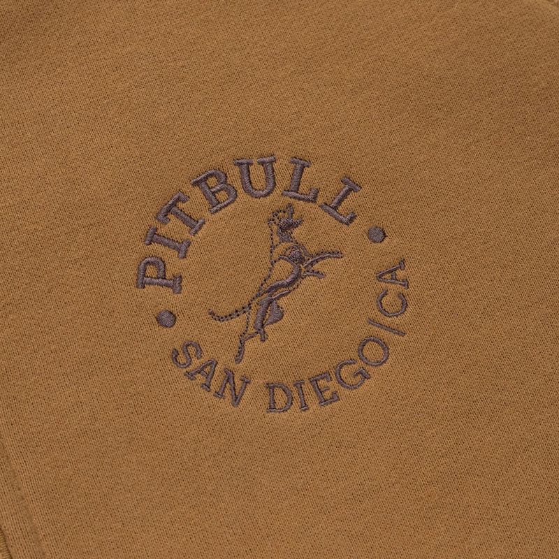 Férfi kapucnis pulóver Pitbull San Diego Ca Hooded Zip honey yellow 10